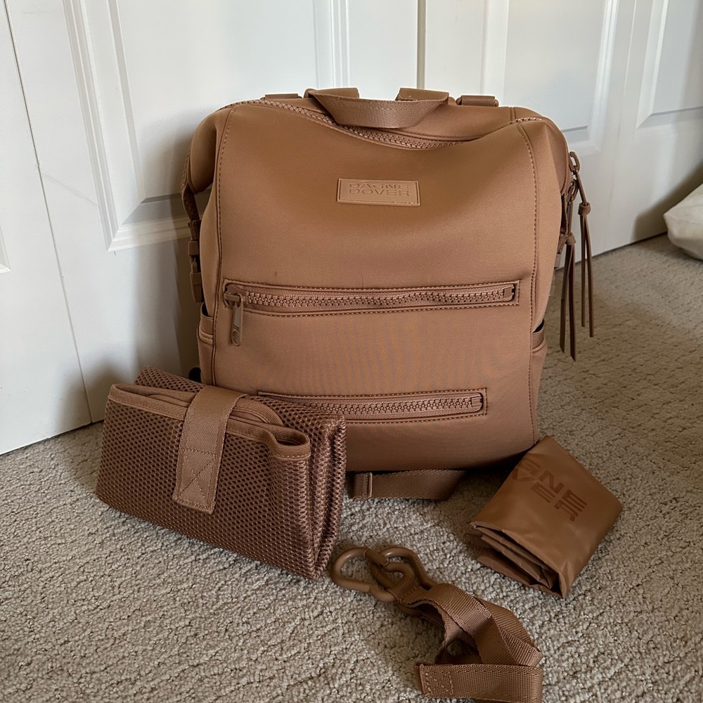 Dagne Dover Indi Diaper Backpack CAMEL